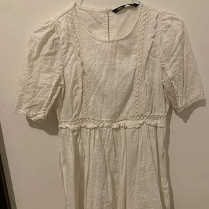 Zara embroider dress